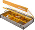 Plano EDGE 3700 Hook Utility Box, Clear/Yellow, Waterproof Tackle Storage Container for Fishing Hooks