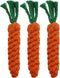 Dog Toys 3 PCS Puppy Teething Chew Toys, Dog Rope Toys, Cat Chew Toys, Safe Braided Rabbit Toys
