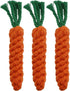 Dog Toys 3 PCS Puppy Teething Chew Toys, Dog Rope Toys, Cat Chew Toys, Safe Braided Rabbit Toys