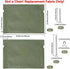 2pcs 18.9x13.8 Inch Backpacking GORGECRAFT Camp Chair Replacement Fabric Waterproof Outdoor Folding Chair Seat