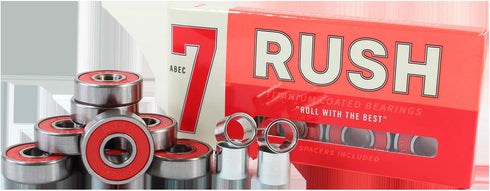 Rush Abec 7 Skateboard Bearings for Smooth Rolling