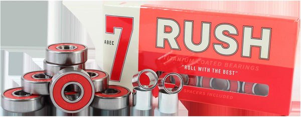 Rush Abec 7 Skateboard Bearings for Smooth Rolling