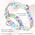 Martingale Collar for Dogs with Green Flowers Patterns, Adjustable Premium No Slip Collar for Training