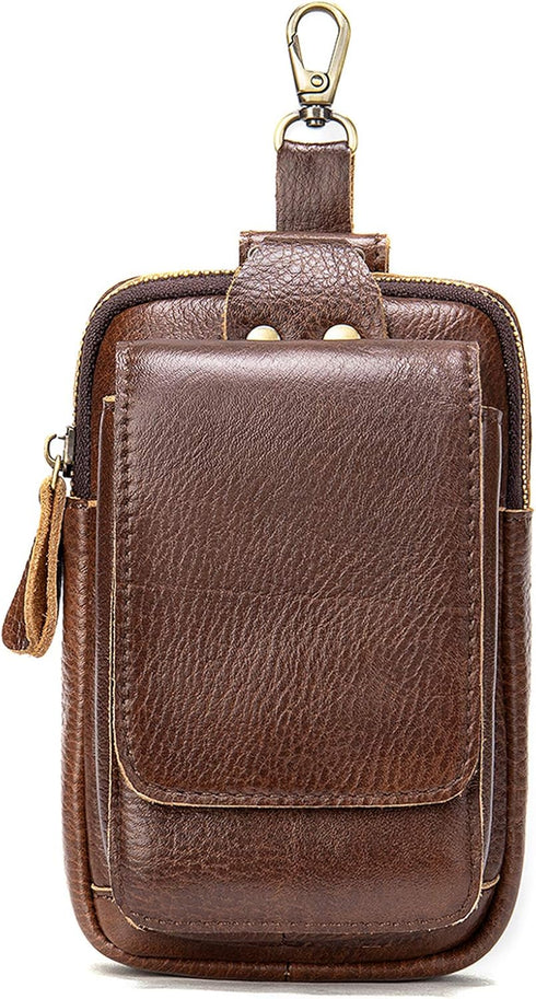 Vertical Cell Phone Waist Pouches, Small Tactical Duty Belt Backpack Pouch, Water Resistant Utility Gadget Holder