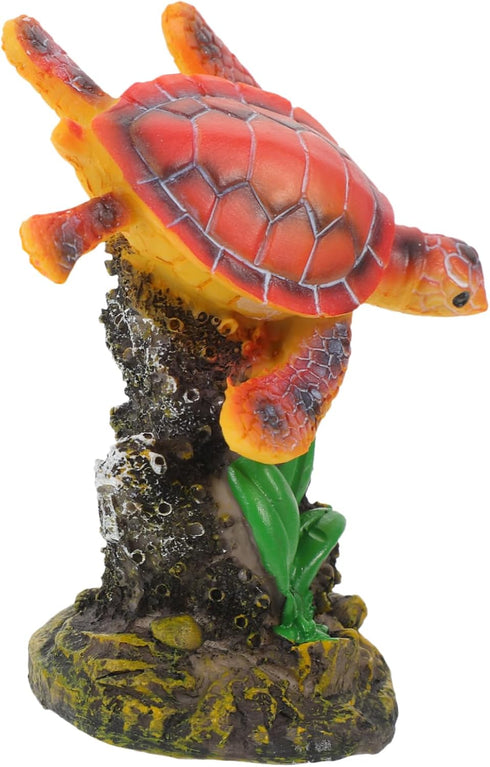 Kisangel Fish Tank Decoration, Marine Animal Ornament, PVC Norway Sea Life Figurine