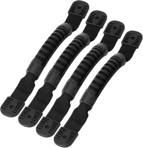 LIXADA 4 Pcs Black Kayak Canoe Boat Side Mount Carry Handles, Paddle Park Handles and Hardwares