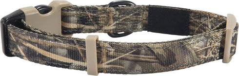 Browning Classic Performance Webbing Pet Collar, Fully Adjustable, Available in Solid Colors & Camo Patterns, Large