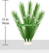 BEGONDIS Aquarium Decorations 3Pcs Fish Tank Artificial Green Water Plants Made of Silk Fabrics Plastic by BEGONDIS