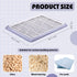 Bathroom(19.69 14.17 Inch) Mifoci Dog Training Pad Holder with Mesh Tray Non-Slip Leak Proof Puppy Potty Tray for Small