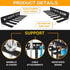 Gym Home Rack, 8 Hook Heavy-Duty Wall-mounted Organizer, Multi-Purpose Workout Gear Storage for Fitness