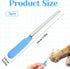 Qulkws Set, 3Pcs Burs5.5inch, Small Dog Nail File Professional Nail Grooming Tool, Metal Emery Boards, Pet Filer