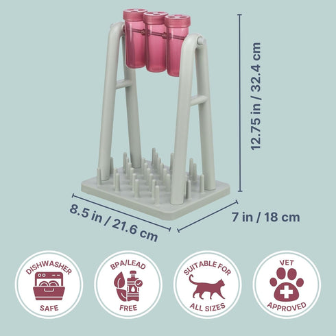 9 7 13 TRIXIE Cat Activity Turn Around Strategy Game, Slow Feeder, Interactive, Treat Toy, All Breed Sizes x x in.
