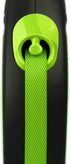 Flexi New Neon Tape Green Medium 5m Retractable Dog Leash for Dogs up to 25kgs/55lbs