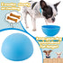 2 Pcs Silicone Dog Lick Bowl, Interactive Dog Slow Feeder Bowls for Oral Health, Anxiety Relief (Blue, Orange, Bone)