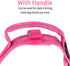 Dog Collar Tactical Highly Reflective Military Pet Collar Nylon with American Flag Patch and Pendant for XL Pink