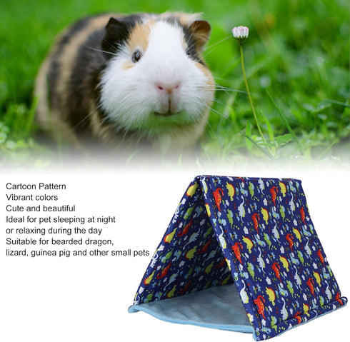 Zerodis Reptile Tent Bed, Soft Warm Washable Sleeping Tent with Cute Pattern, Suitable for Pets 30x27x26cm