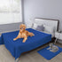 Easy-Going 100% Waterproof Dog Bed Cover, Non-Slip Washable Couch Cover, Replacement Sofa Cover (86X82 in, Classic Blue)