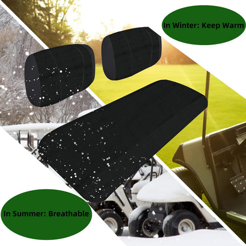 Golf Cart Seat Cover for Yamaha G2 G9 G16 G19 G22 & Club Car DS Pre-2000, Mesh Cover for E-Z-GO Marathon Golf Cart