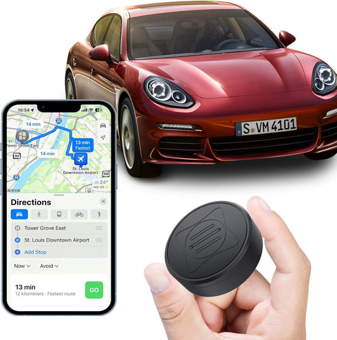 Quvjd GPS Tracker for Vehicles,Car GPS Tracker Portable Real Time Magnetic GPS Tracking