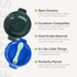 humangear GoKit Light - Travel Mess Kit with 5-Tool Portable Bowl, Plate, Spork for Camping