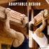 Wooden Climbing Hangboard, Training Hang Board, Rock Climbing Fingerboard with Incremental Depth Pockets for Finger