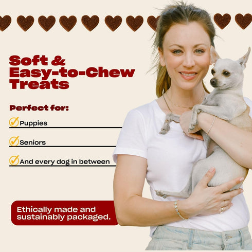 OH NORMAN! Dog Treats by Kaley Cuoco - Low Calories, Low Fat & Wholesome Treats with Pork - Doggie Treats for Seniors