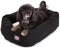 Majestic Pet 24 Inch Poly-Cotton Sherpa Calming Dog Bed, Washable Cozy Soft Round Bed with Spine Support