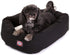 Majestic Pet 24 Inch Poly-Cotton Sherpa Calming Dog Bed, Washable Cozy Soft Round Bed with Spine Support