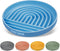 RICHIE Slow Feed Dog Bowl, Anti-Gulping, Durable Silicone, Safe for Small to Large Breeds, Blue