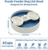 Puzzle Feeder Slow Feeder Dog Bowl with Lick Mat and Puzzle Inserts - Non-Slip Base, Adjustable Speed Design