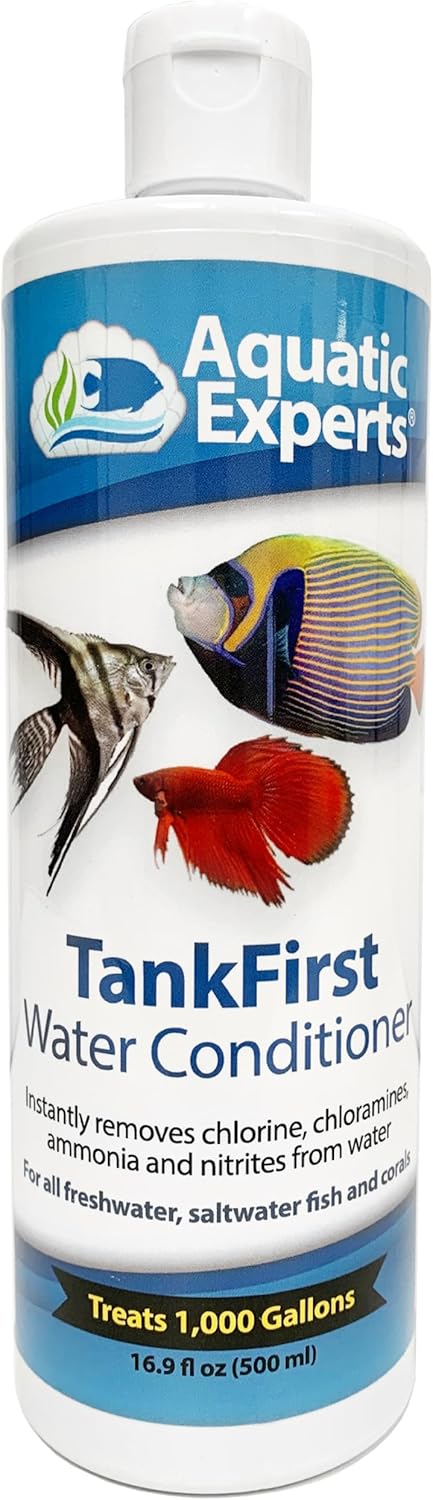 TankFirst Complete Aquarium Water Conditioner, Instantly Removes Chlorine, Chloramines, and Detoxifies Ammonia