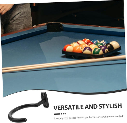 BESPORTBLE Convenient Billiard Hook Pool Table Side Hanger Multi-function Snooker Hook Pool Cue Holder Billiard Table