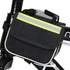 PU Bike Rear Rack Storage Bag, Durable Saddle Bag for Riding Cycling, Fits Most Bicycles