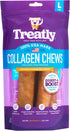 USA Collagen Rolls 9-10" Dog Chew Treats - Chicken Marinade Flavor, 4 Count/1 Pack