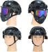 Tactical Airsoft Helmet with Detachable Goggles and Full Face Mask for Paintball and Airsoft