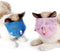 NACOCO Cat Muzzle, Breathable Mesh Pet Muzzle for Grooming, Anti Biting and Chewing (S, Blue)