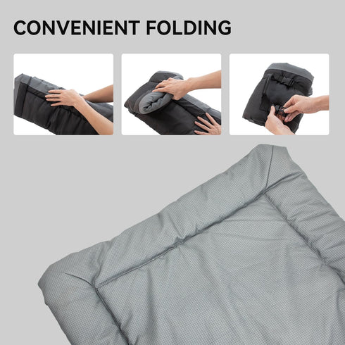 Waterproof Dog Bed for Camping, Portable Travel Mat for Dogs, Washable, 35.43x23.62in