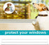 2 Set 4 Pcs Per Set 29.5'' x 3.25'' Clear Window Sill Protector Against Dog Cat Scratching