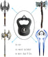 YYST MINI Adjustable Wall Hook Display Hanger for Sword, Dagger, Axe, KeyBlade, etc - 4/PK - No Sword - Vertical