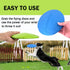 Dog Flying Disc - 2 Pack Soft Rubber Interactive Flying Disc Toy for Small and Large Dogs, Floats in Water
