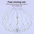 Generic Crab Catcher, Steel Wire Crab Net, Automatic Opening & Closing Steel Wire Trap Net, Soft Steel Wire