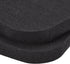 uxcell Treadmill Mat - 3.9"x3.9" Exercise Equipment Mat for Floor Protection, Sound Reduction, Black 4Pcs