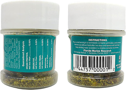 2 Pack Needzo Hermit Crab Food Bottles for Refill, All in One Natural Supplies and Habitat Necessities for Crabs, Two