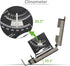 IP65 Proster Compass Hiking Survival - Lensatic Sighting Compass for Camping Navigation, Compass with Clinometer