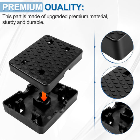 BOUYAO 2 3/4" Pcs Pedal Boat Crankshaft Replacement Universal Pedal Shaft Compatible with Sundolphin, Water Wheeler