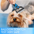 OneCut Pet Grooming Brush and Metal Comb Combo, Double Sided Deshedding Tool for Small, Medium & Large Dogs (Red)