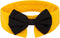 Handcrafted Adjustable Formal Pet Bowtie Collar Neck Tie for Dogs & Cats (S, Black 1)