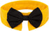 Handcrafted Adjustable Formal Pet Bowtie Collar Neck Tie for Dogs & Cats (S, Black 1)