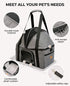 25 lbs, BurgeonNest Top-Expandable Large Cat Carrier, Soft-Sided Cat Bag for Medium & Large Cats Up to Upgraded Small