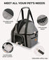 15 lbs, BurgeonNest Top-Expandable Large Cat Carrier, Soft Sided Cat Bag Carrier for Medium Large Pet Up to Upgraded